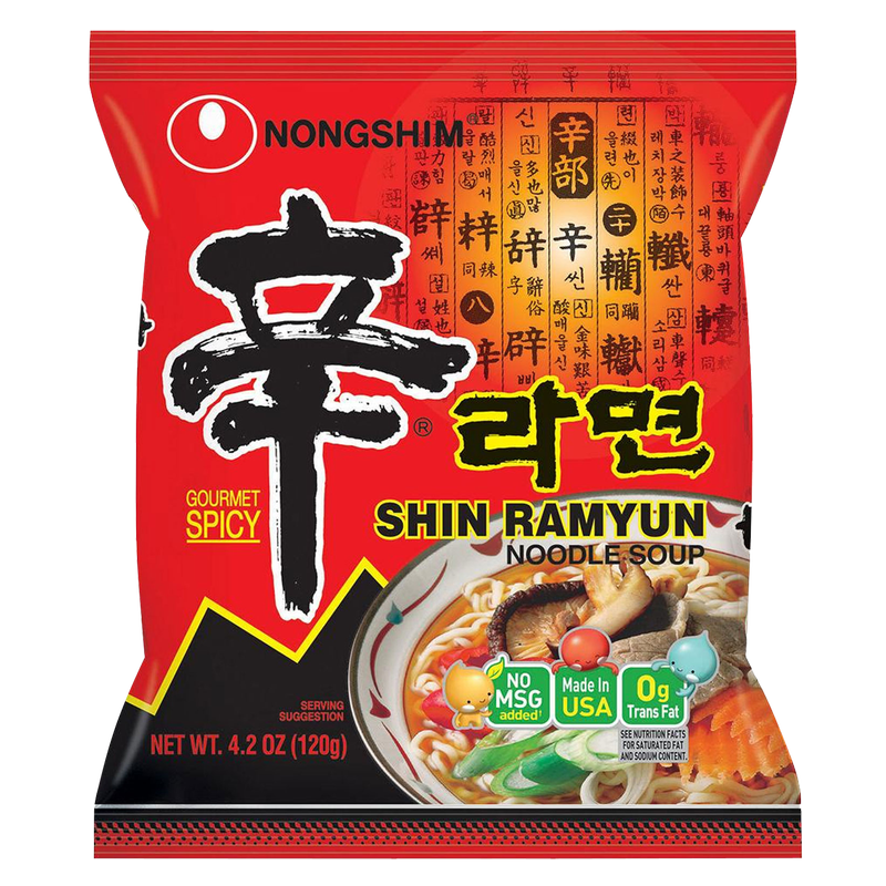 Nongshim Shin Ramyun Noodle Soup 4.2oz