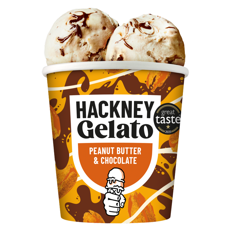 Hackney Gelato Peanut Butter & Chocolate, 460ml