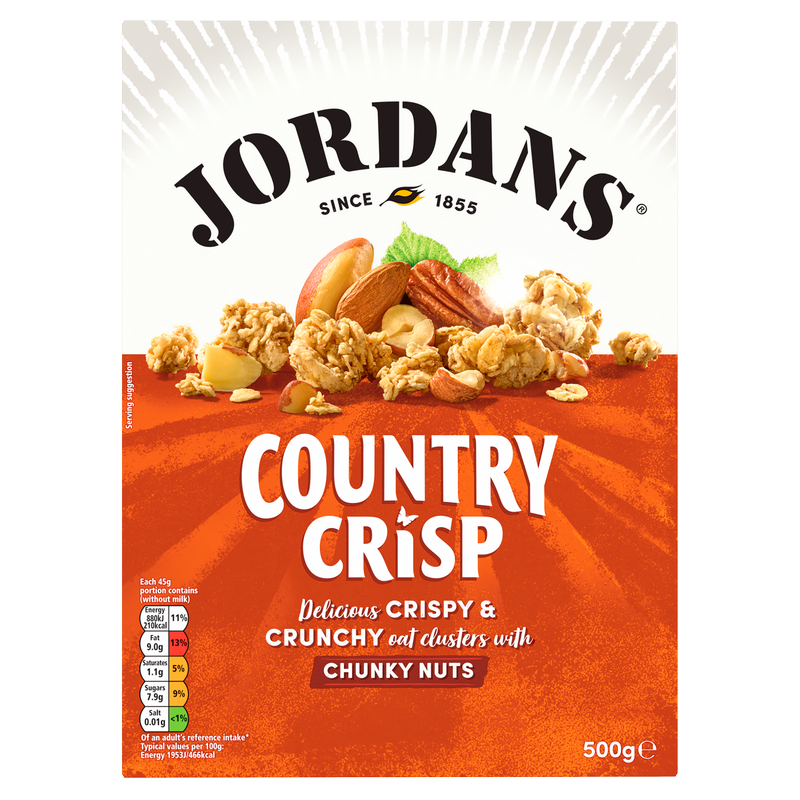 Jordans Crisp With Crunchy Chunky Nuts, 500g