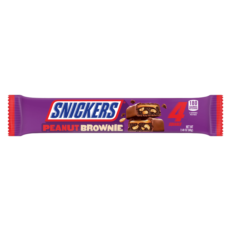 Snickers Peanut Brownie Share Size, 2.4oz