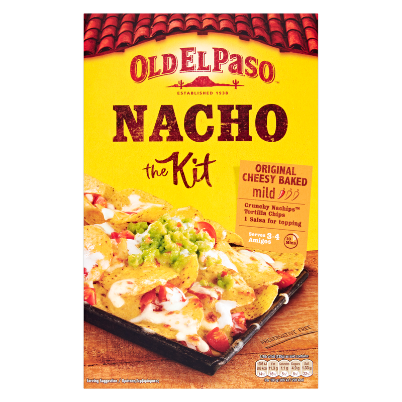 Old El Paso Original Cheesy Bake Nacho Kit, 505g