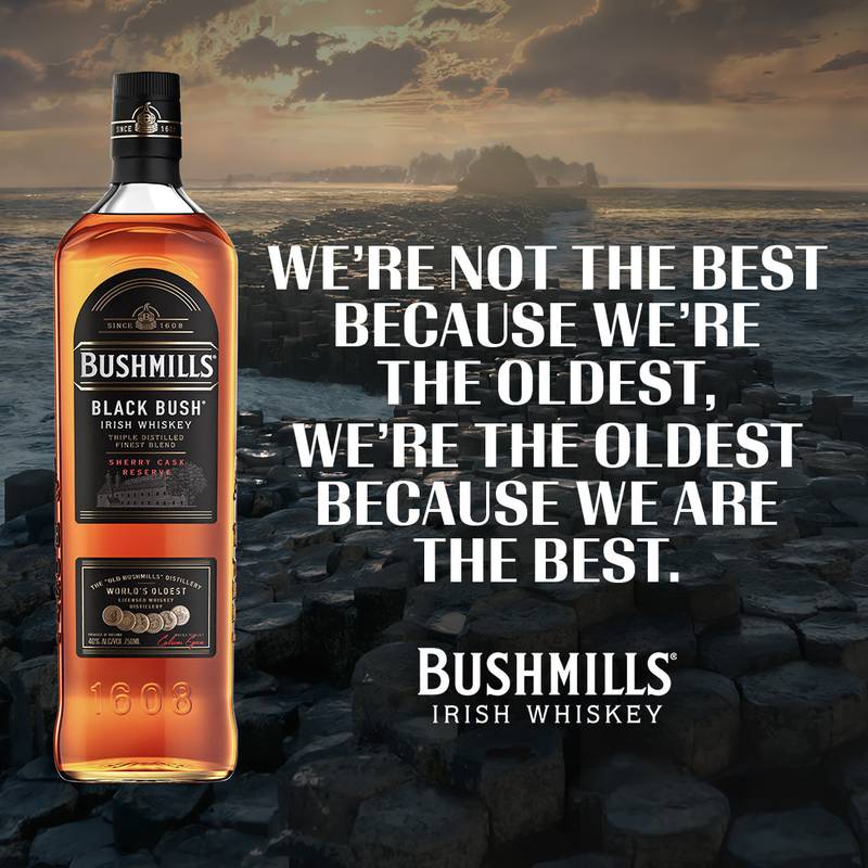 Bushmills Black Bush Irish Whiskey 50ml (80 Proof)