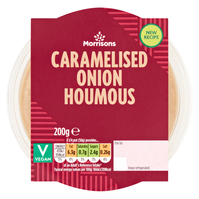 Morrisons Caramelised Onion Houmous, 200g