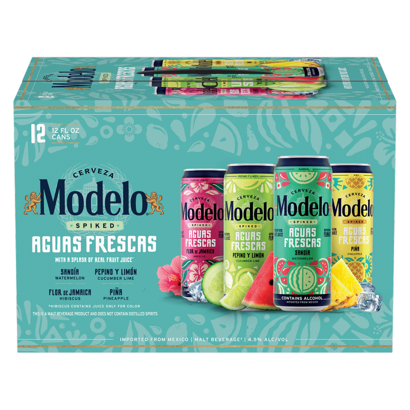 Modelo Spiked Aguas Frescas Nutrition Facts Modelo Spiked Aguas Frescas Variety Pack 12pk 12oz Can 4.5% ABV