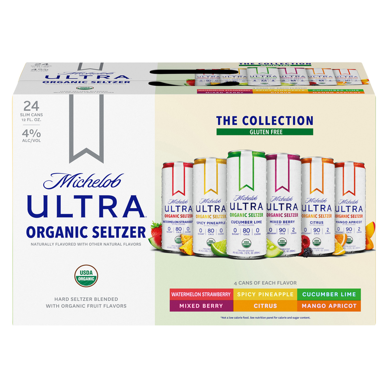 Michelob Ultra Organic Seltzer Variety Pack 24pk 12oz Can