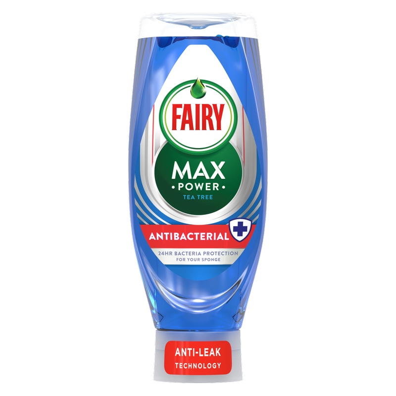 Fairy Max Power Antibacterial Washing Up Liquid, 640ml