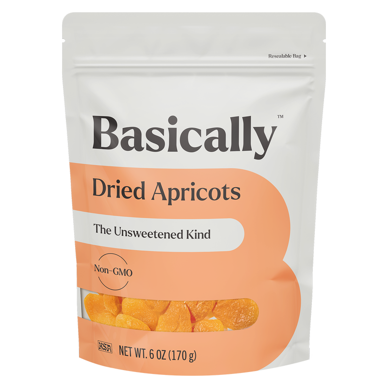 Basically, Unsweetened Dried Apricots 6oz
