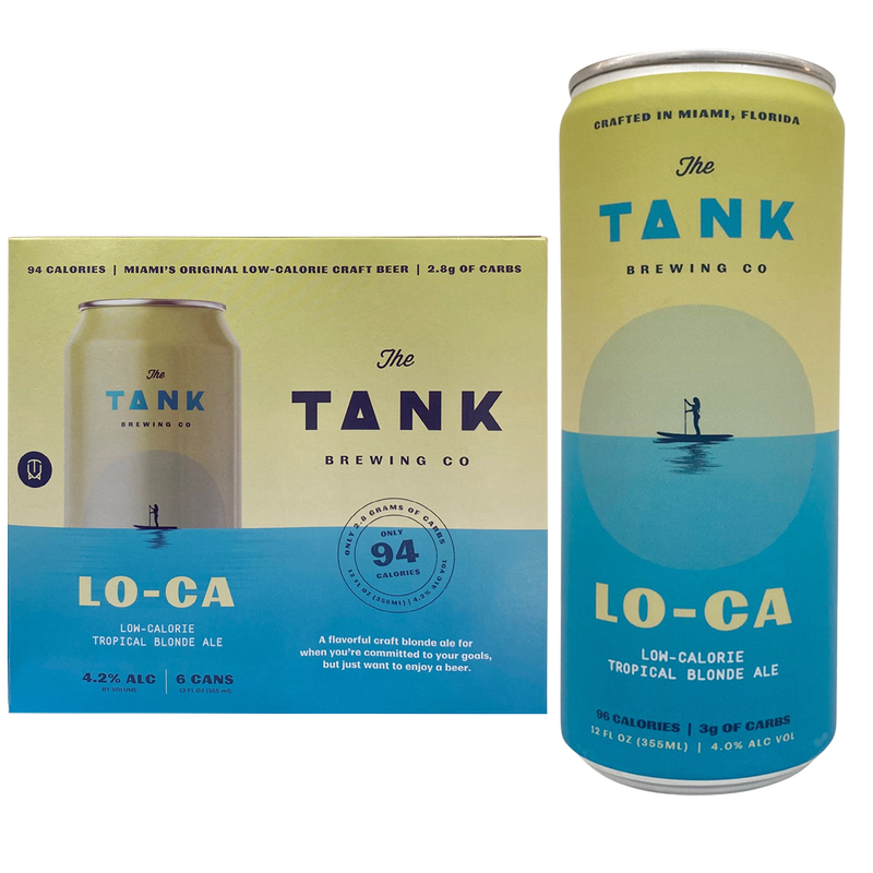 Tank Brewing Lo-Ca Tropical Blonde Ale 6pk 12oz Can 4.2% ABV