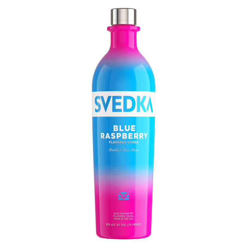 Svedka Blue Raspberry Vodka 750ml (70 Proof)