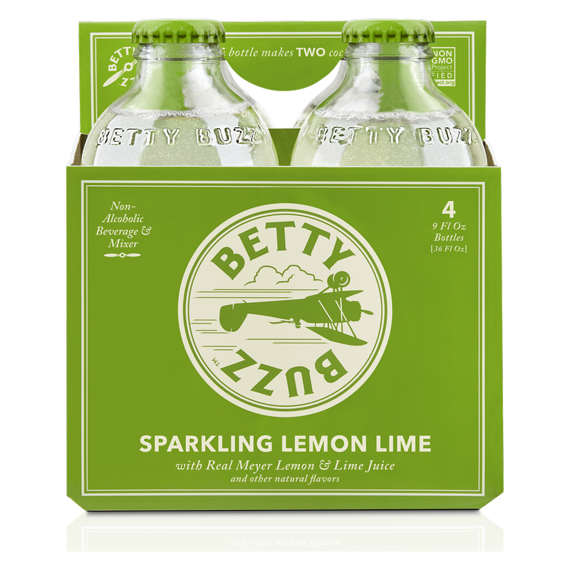 Betty Buzz Sparkling Lemon Lime 4PK (4 PK 9 OZ)