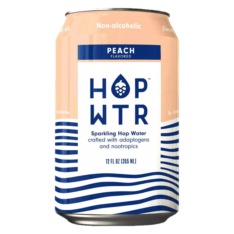 HOP WTR Peach 6pk 12oz Can