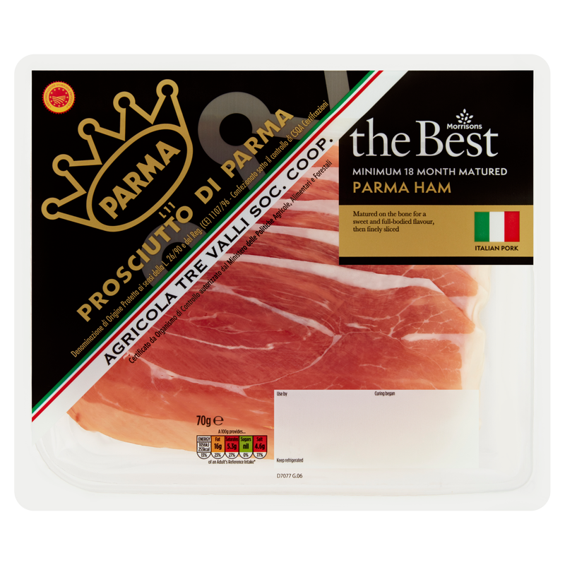 Morrisons The Best Prosciutto Di Parma Ham, 70g