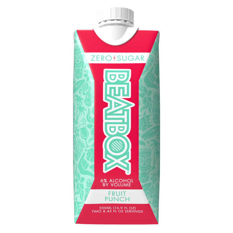 BeatBox Fruit Punch 500ml 6.0% ABV Zero Sugar