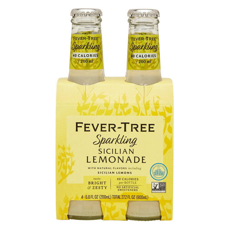 Fever-Tree Sparkling Sicilian Lemonade 200ml 4pk