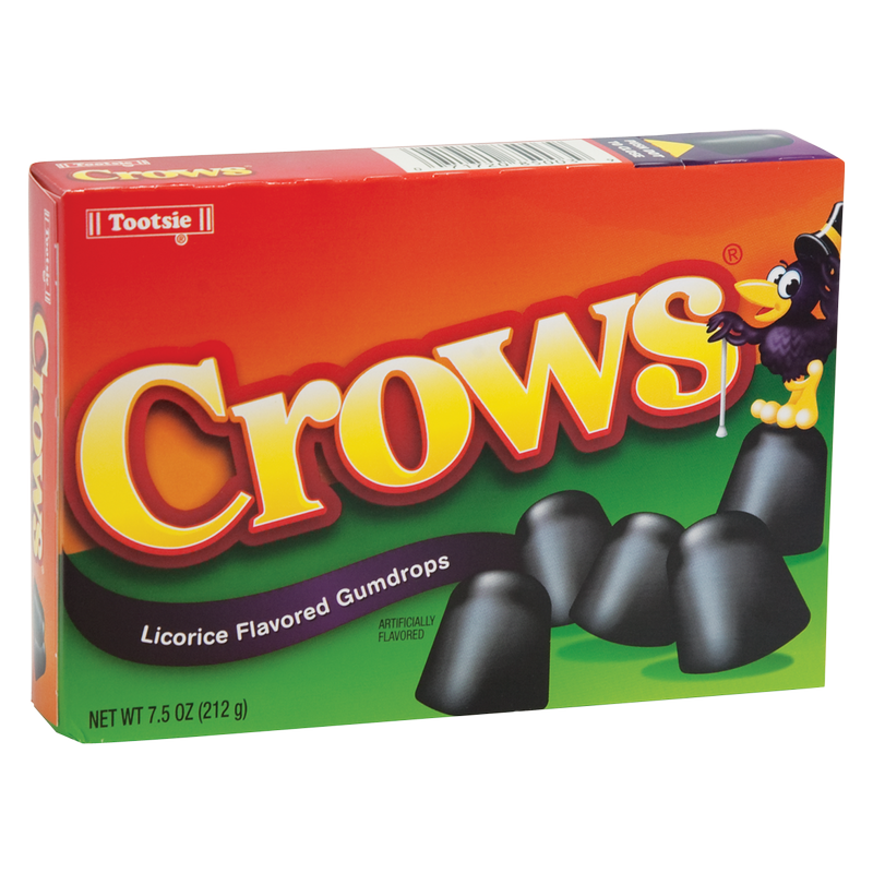 Tootsie Crows Licorice Flavored Gumdrops 7.5oz