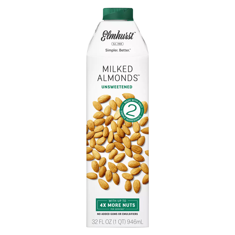 Elmhurst Unsweetened Almond Milk 32oz