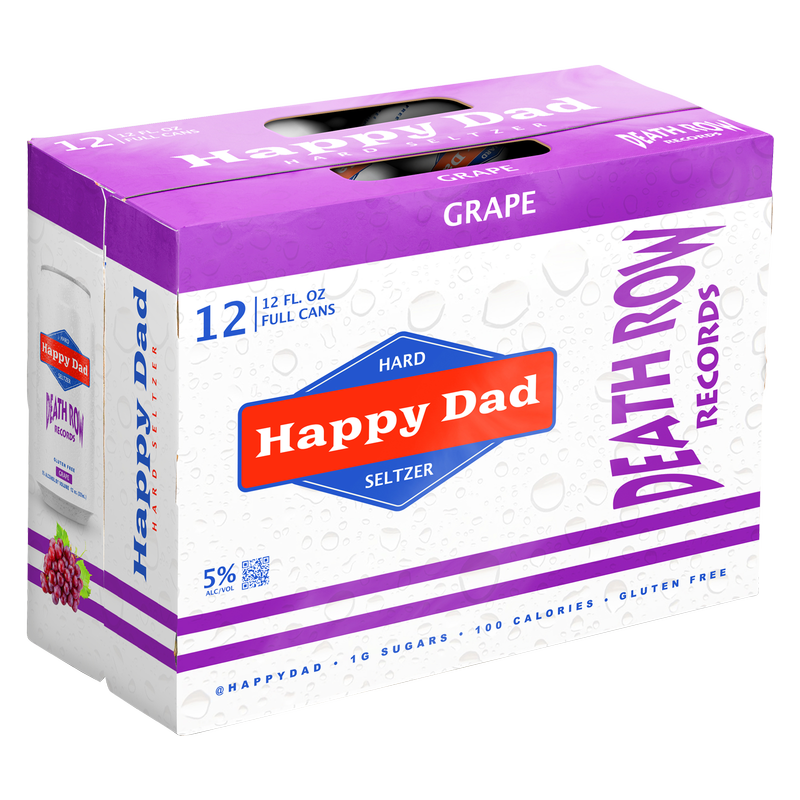 Happy Dad Hard Seltzer Grape 12pk 12oz Can 5% ABV