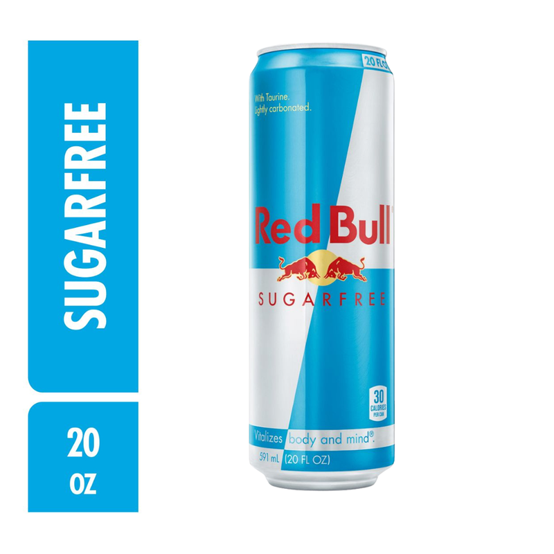 Red Bull Energy Drink Sugar Free 20oz Can