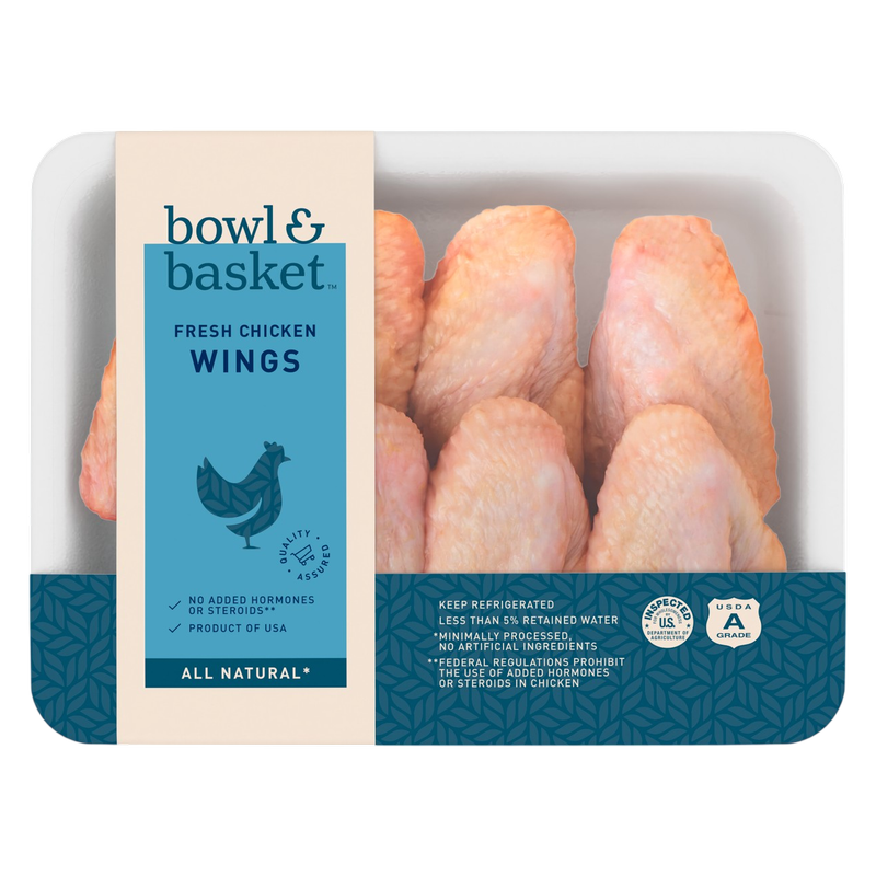 Bowl & Basket Fresh Chicken Wings - 1lb