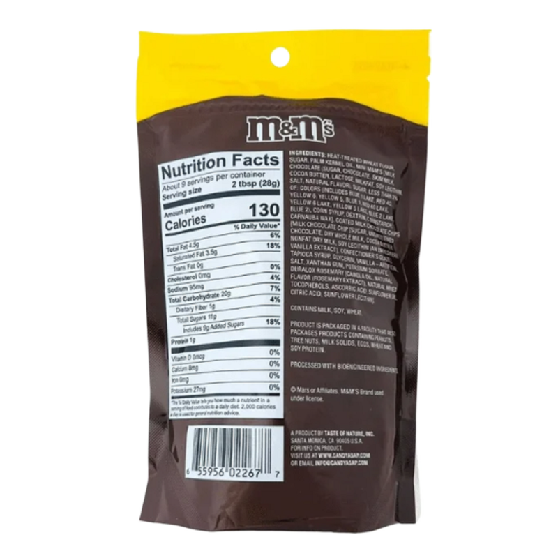 M&Ms Poppable Cookie Dough, 8.5oz