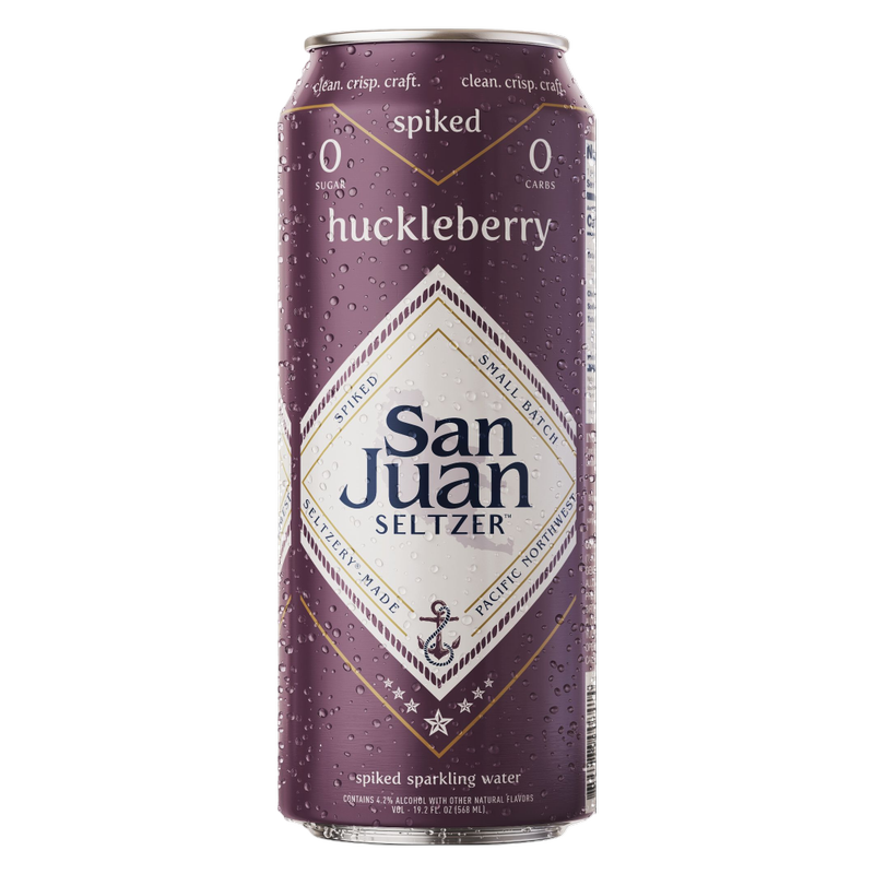 San Juan Seltzer Huckleberry Single 19.2oz Can
