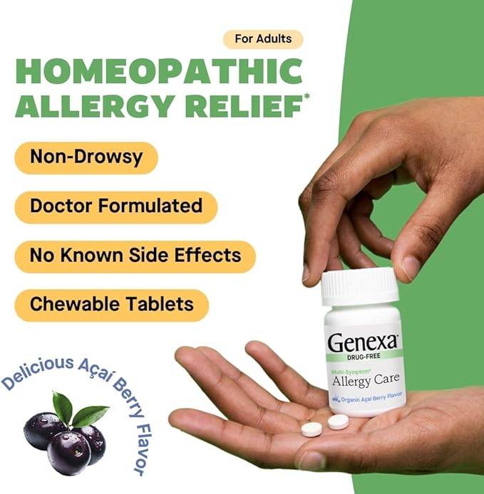 Genexa Allergy-D Organic Adult, 60 Tabs