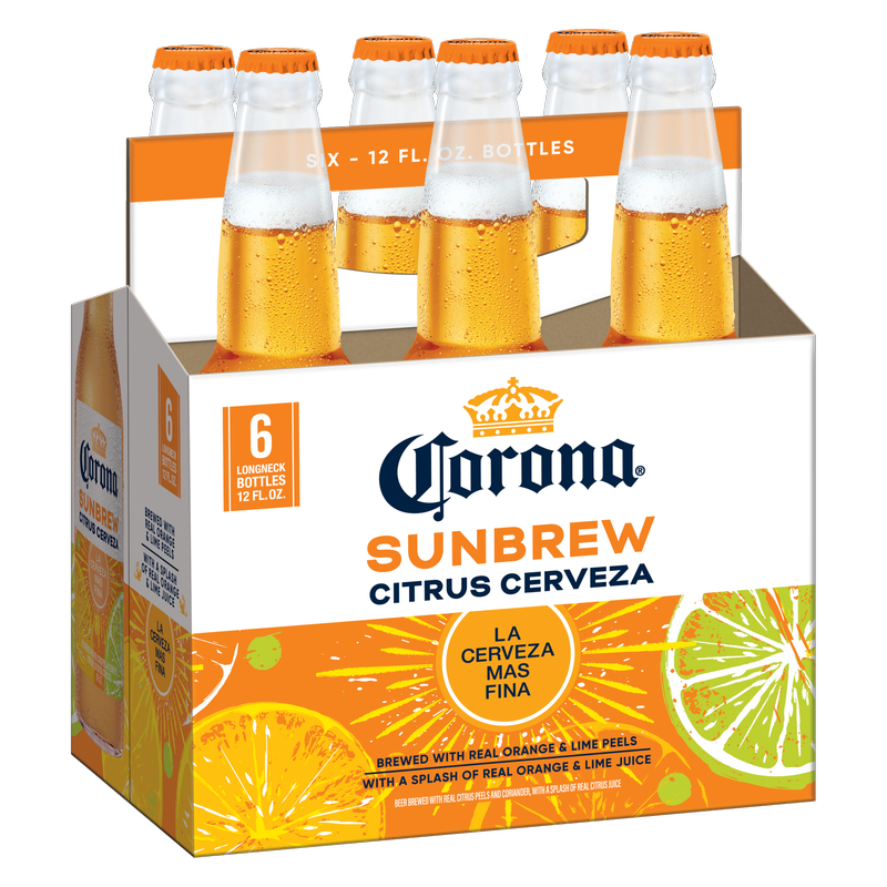 Corona Sunbrew Citrus Cerveza 6pk 12oz Btl 4.5% ABV