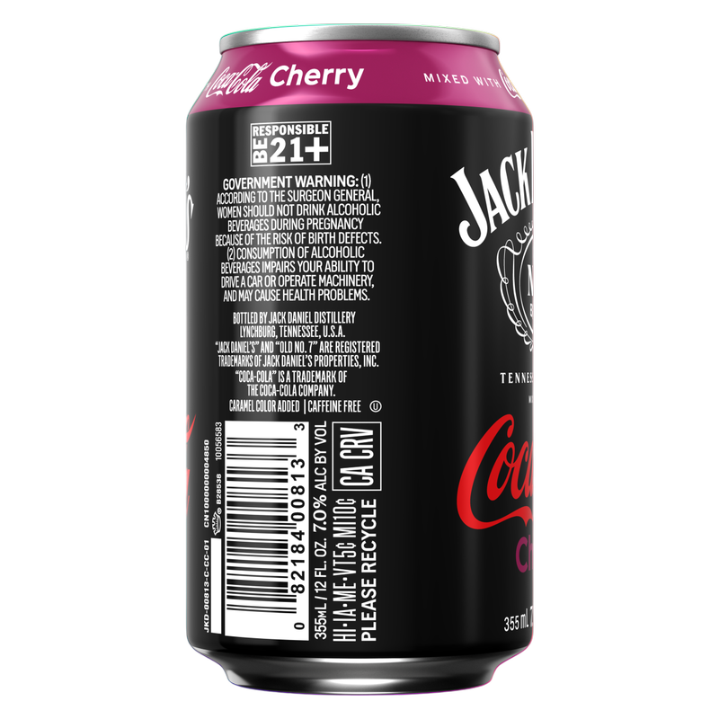 Jack Daniel's & Coca-Cola Cherry 4pk 12oz Cans 7% ABV