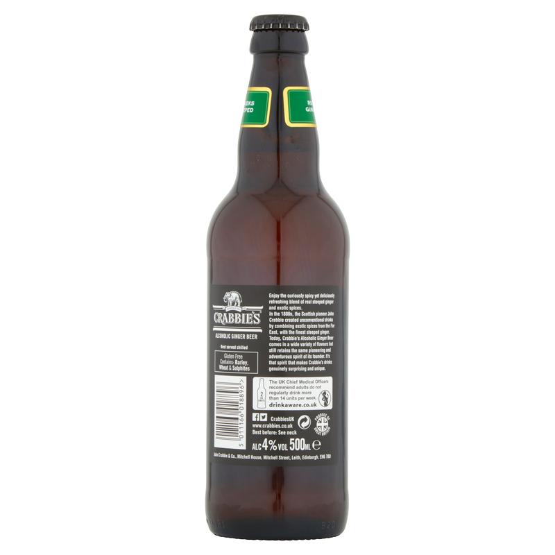 Crabbies Alcoholic Ginger Beer, 500ml
