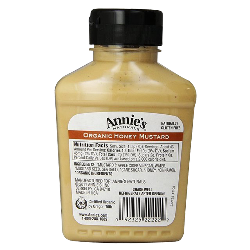 Annie's Organic Honey Mustard 9oz