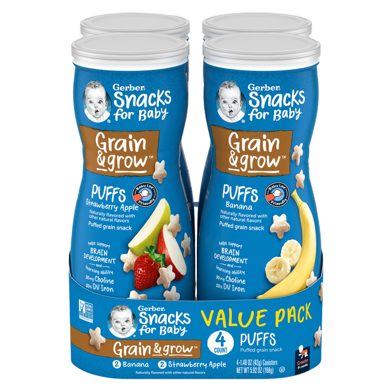 Gerber Baby Puffs Variety Pack