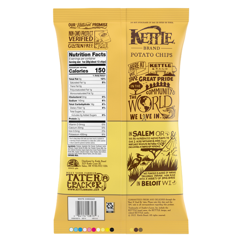 Kettle Chips New York Cheddar, 8.5oz
