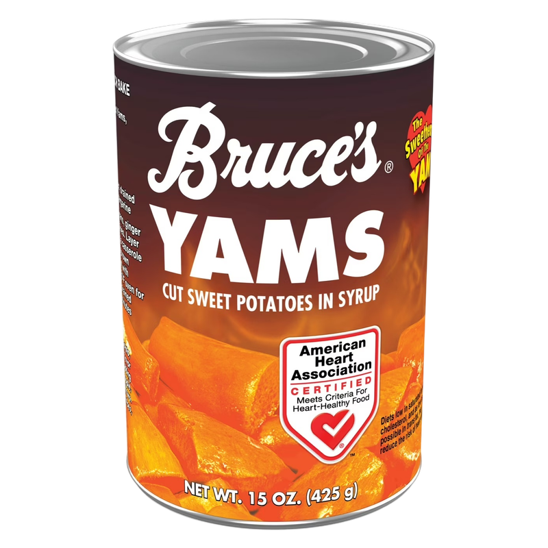 Bruce's Yams Cut Sweet Potatoes in Syrup  15oz