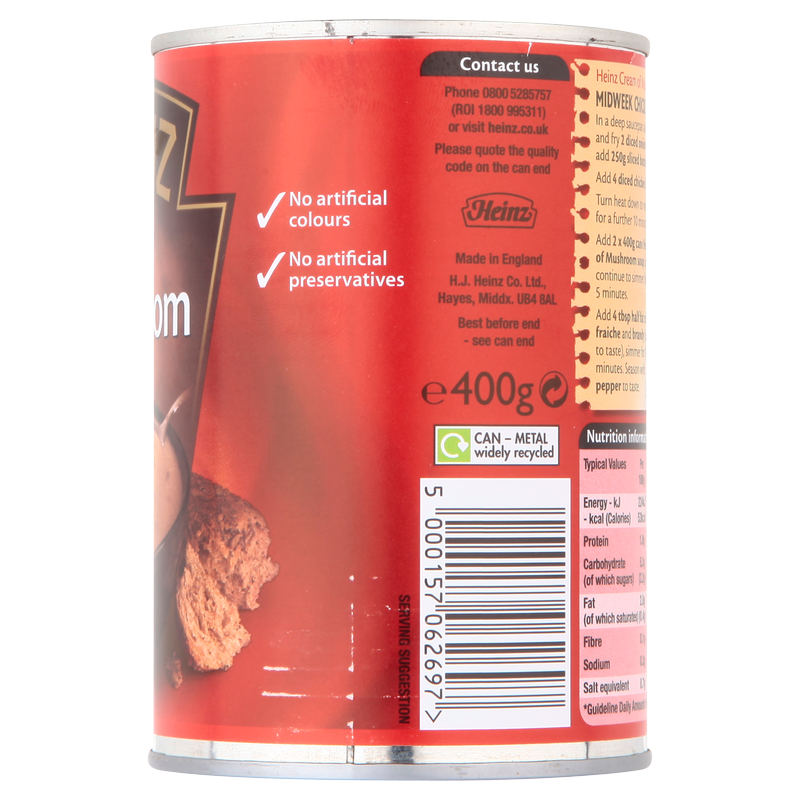 Heinz Cream of Mushroom Soup, 400g