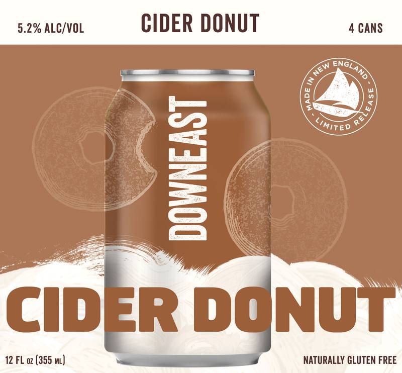 Downeast Cider Donut 4pk 12oz Can 5% ABV Limited Release