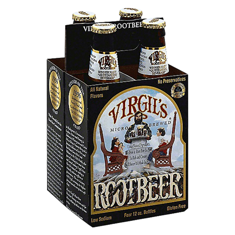 Virgil's Root Beer 4pk 12oz Btl