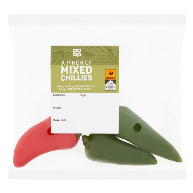 Co-op Mixed Chillies, 50g