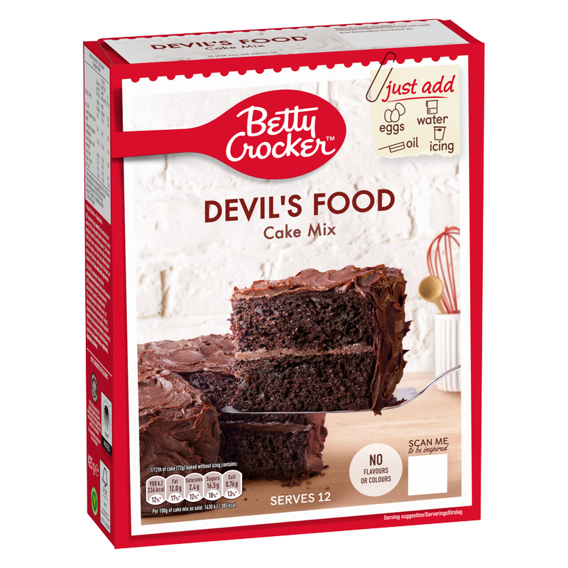 Betty Crocker Devil's Food Cake Mix, 425g