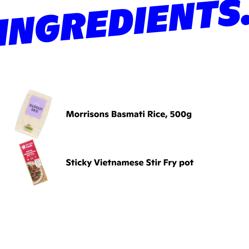 Sticky Vietnamese Stir Fry (Pak Choi), Serves 2.