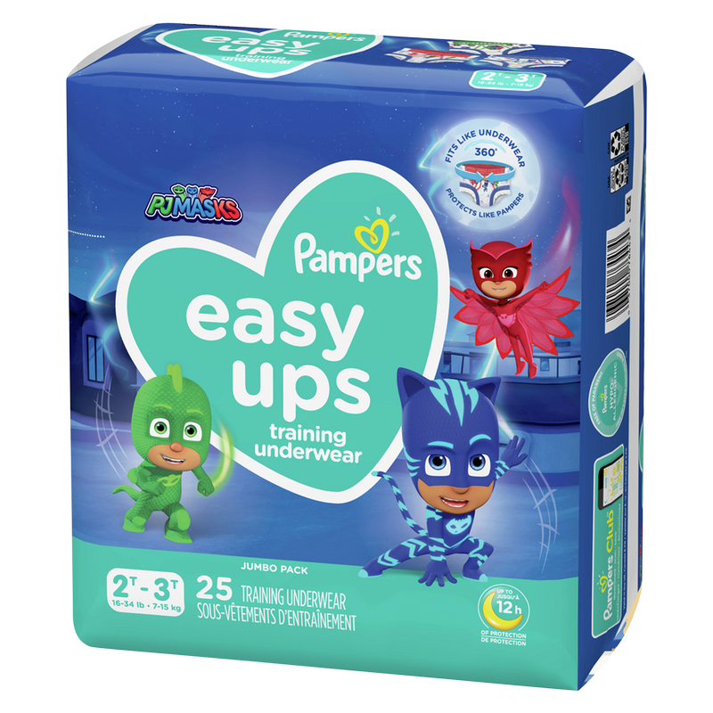 Pampers Boys Easy Ups Size 2T-3T 25ct