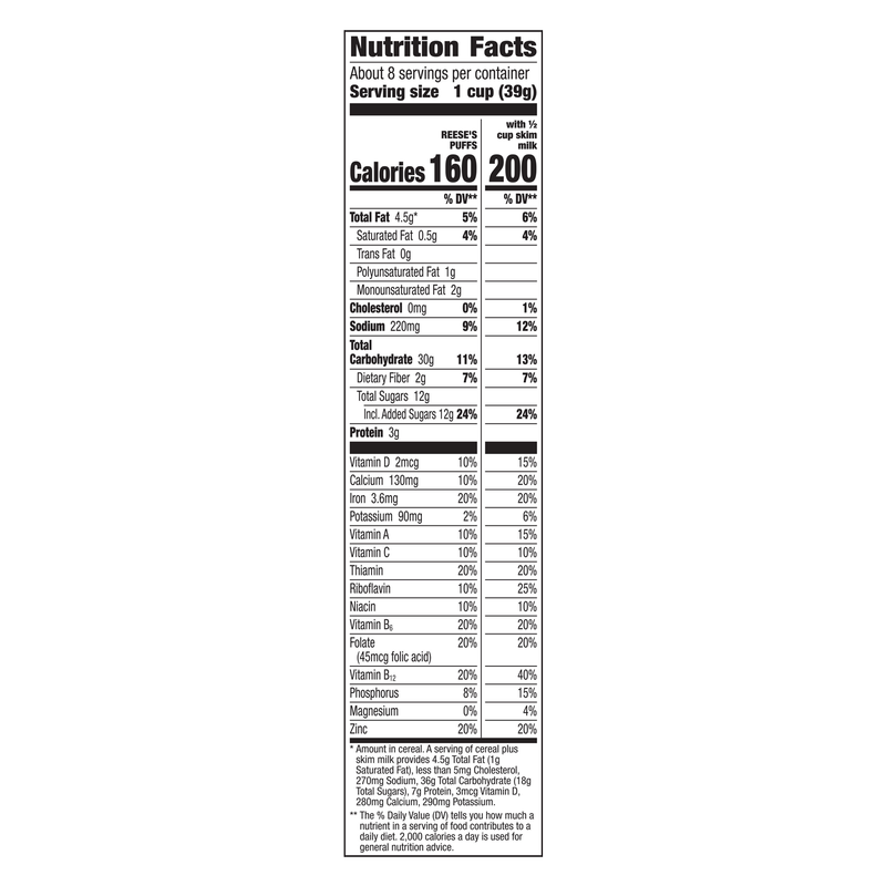 General Mills Reese's Puffs Cereal 11.5oz