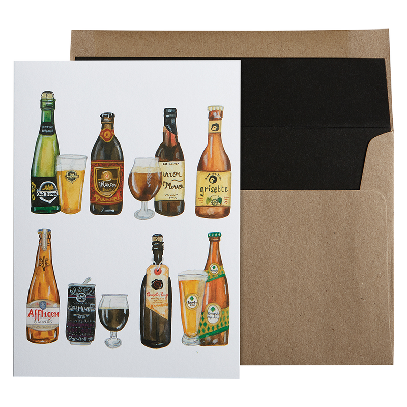 NIQUEA.D "World's Best Craft Beers" Birthday Card 5x7