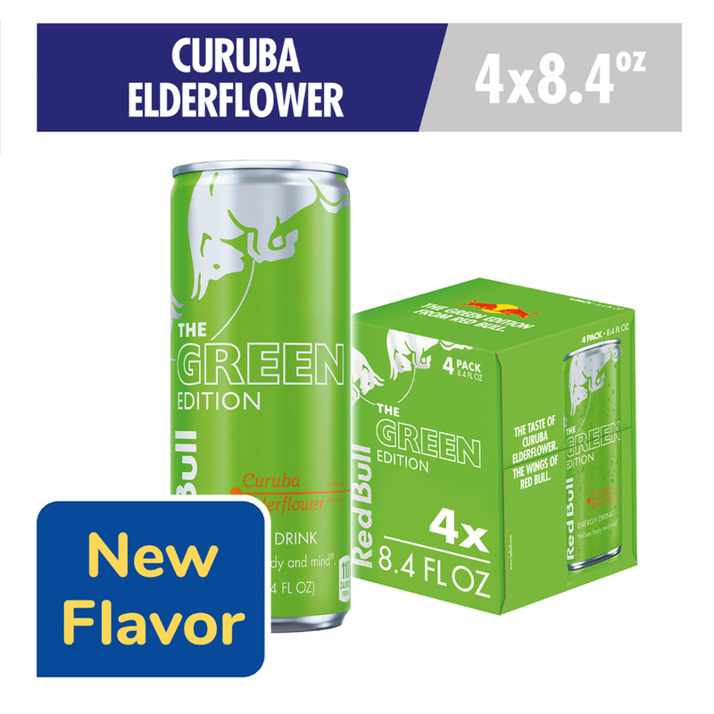 Red Bull Energy Drink The Summer Edition Curuba Elderflower 4pk 8.4oz Can