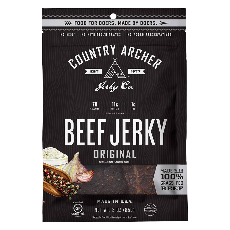 Country Archer Original Beef Jerky 2.5oz