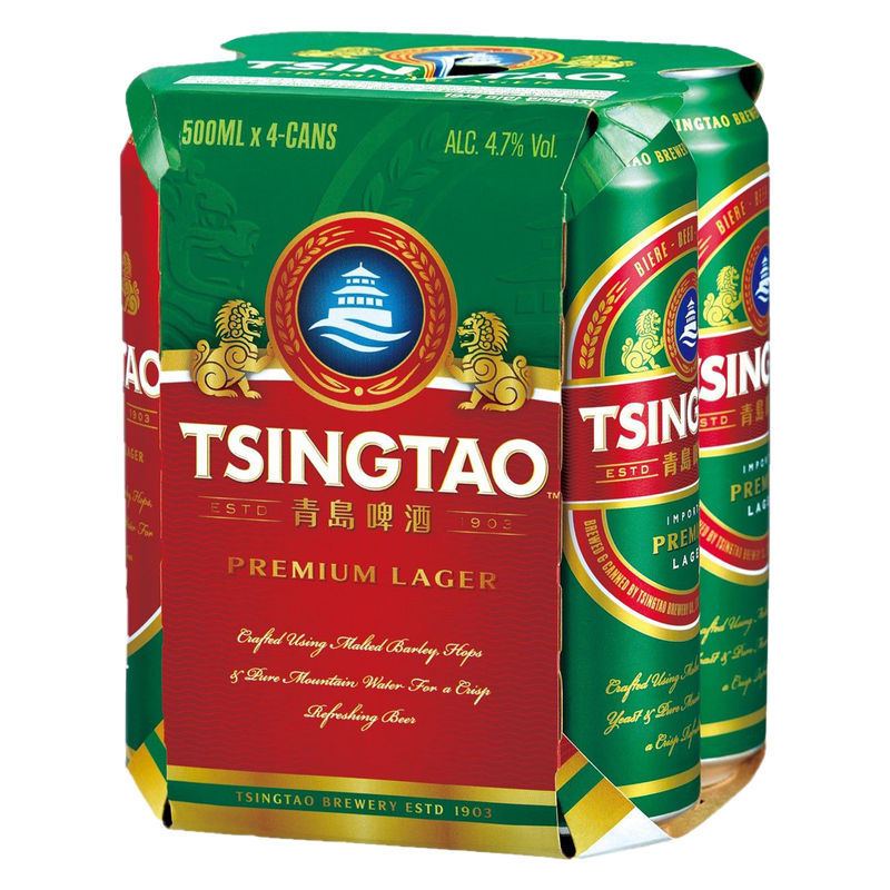 Tsingtao Beer 4pk 16.9oz