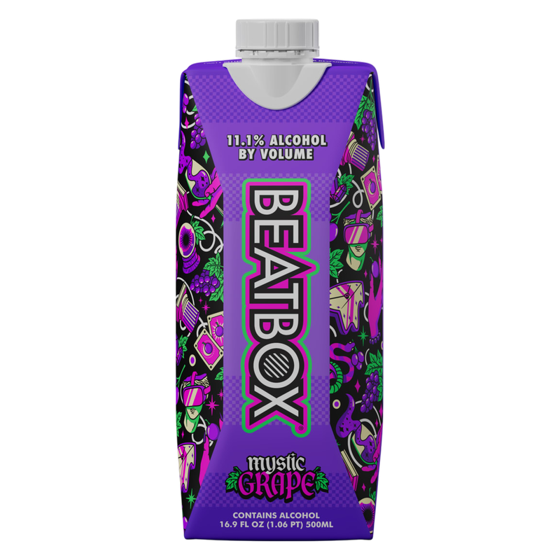 Beatbox Mystic Grape 500ml 11.1% ABV Wine Party Punch