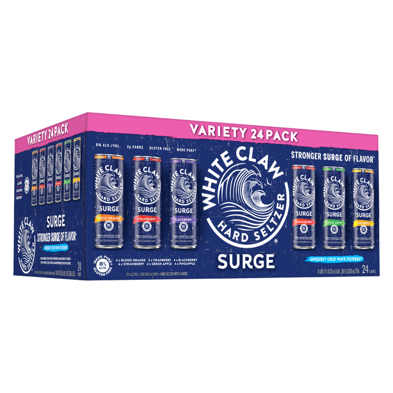 White Claw Surge Variety Pack 24pk 12oz Can