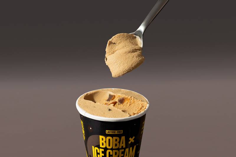 Boba x Ice Cream Black Milk Tea (Bruce Lee) Pint