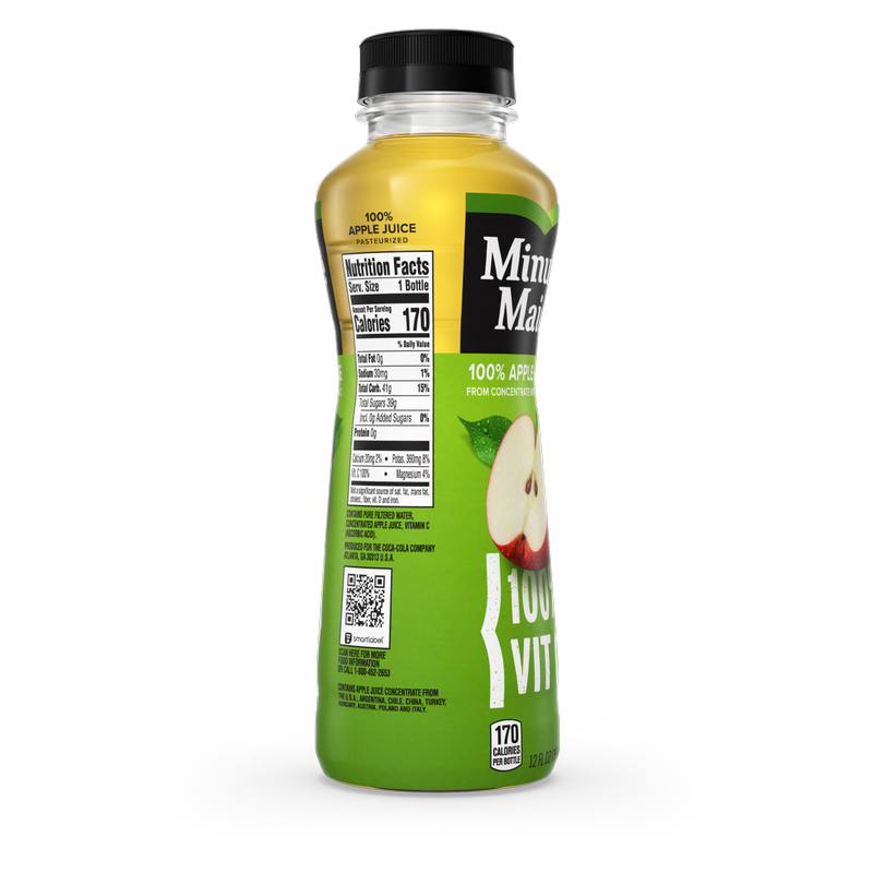 Minute Maid Apple Juice 12oz Btl