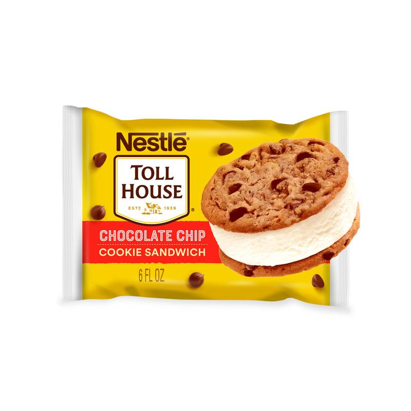 Nestle Toll House Chocolate Chip Ice Cream Sandwich 1ct
